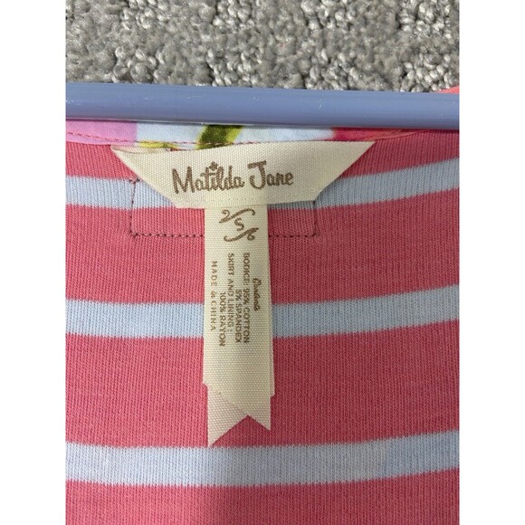 Matilda Jane S Women's Happy & Free Seven Seas Tank Dress Floral Spring - Picture 10 of 11